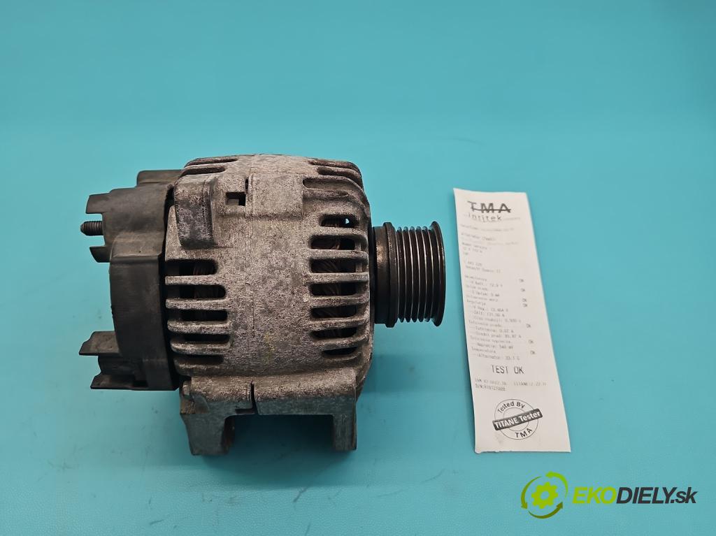 Renault Scenic II 2003-2009 1.6 16V 111KM manual 82 kW 1598 cm3 5- Alternator 8200667619 (Alternátor)