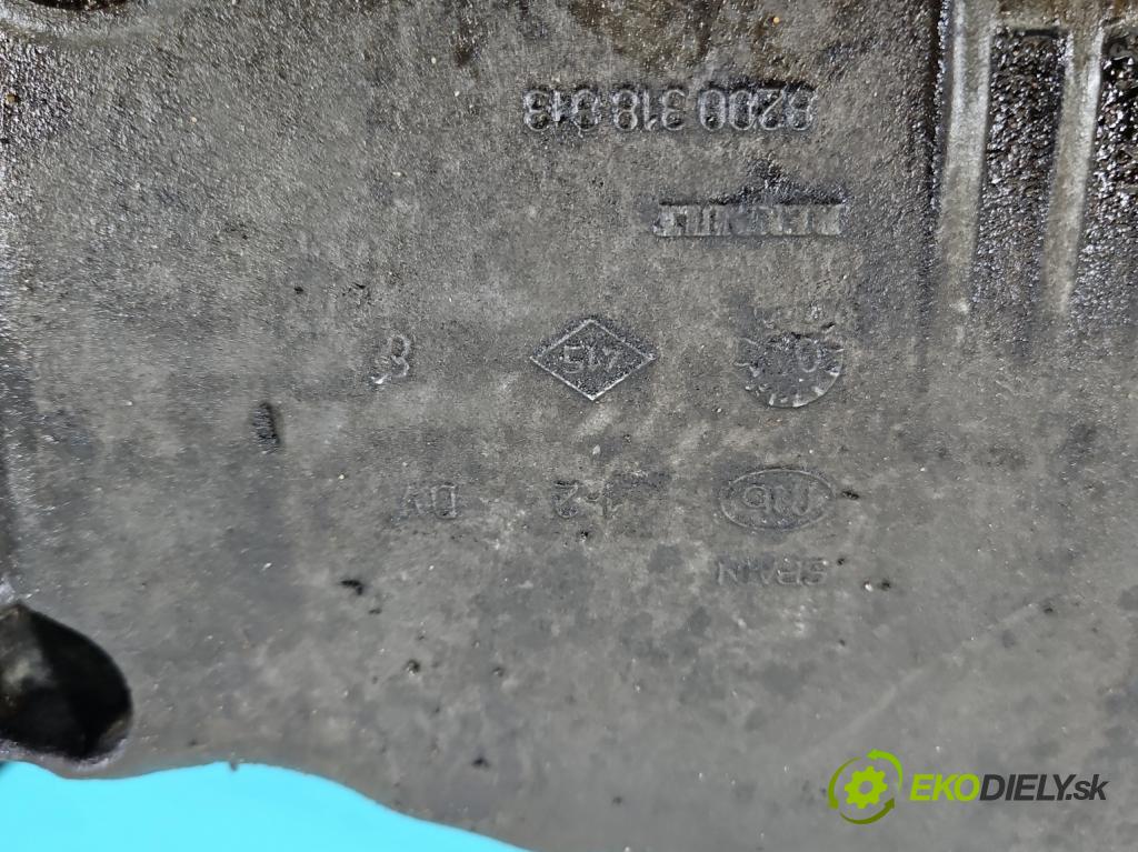 Renault Scenic II 2003-2009 1.6 16V 111KM manual 82 kW 1598 cm3 5- vaňa olejová K4M (Olejová vaňa)