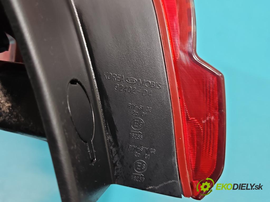 Kia Optima IV 2015-2020 1.7 crdi 141 HP automatic 104 kW 1685 cm3 5- svetlo / reflektor zadné pravé 92402-D4 (Kľučka dverí ostatné)
