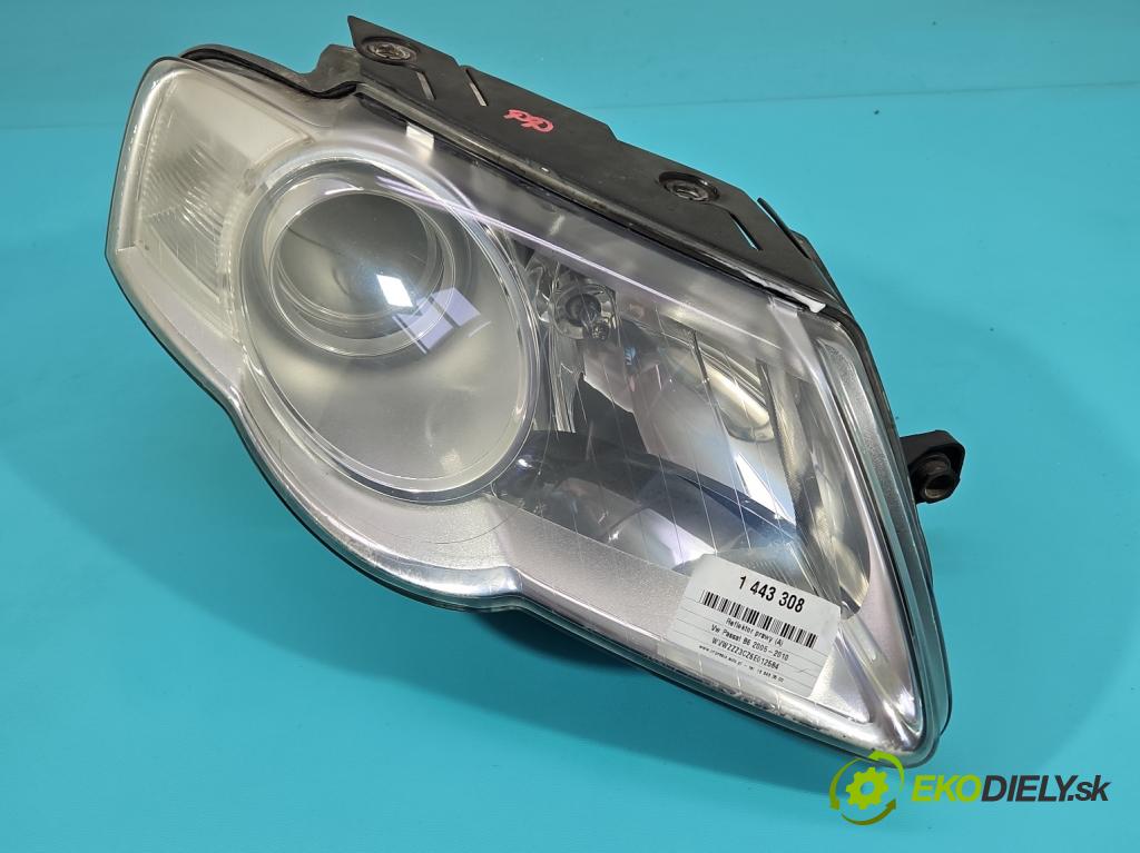 Vw Passat B6 2005-2010 1.9 tdi 105 HP manual 77 kW 1896 cm3 4- Reflektor: pravý 3C0941006J (Svetlo predné pravé)