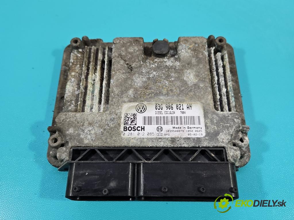 Vw Passat B6 2005-2010 1.9 tdi 105 HP manual 77 kW 1896 cm3 4- riadiaca jednotka motora 03G906021AN