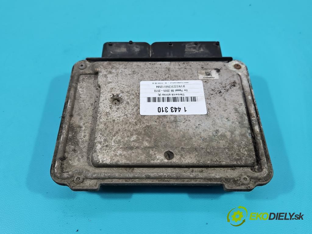Vw Passat B6 2005-2010 1.9 tdi 105 HP manual 77 kW 1896 cm3 4- riadiaca jednotka motora 03G906021AN