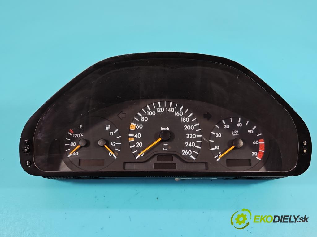 Mercedes C W202 1993-2001 2.0 kompressor 192 HP manual 141 kW 1998 cm3 5- prístrojovka/ budíky 2025409847 (Prístrojová doska, displej)