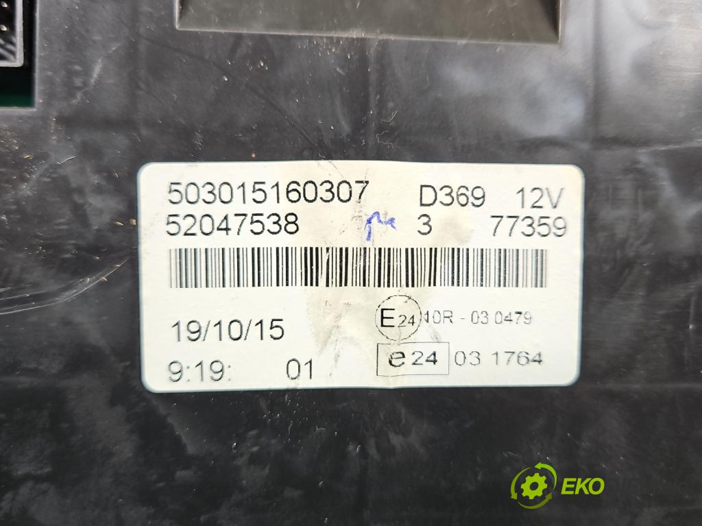 Opel Combo D 2011-2018 1.3 cdti 90 HP manual 66 kW 1251 cm3 5- prístrojovka/ budíky 52047538 (Prístrojová doska, displej)