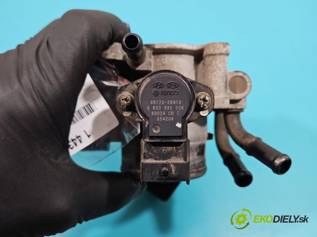 Hyundai I30 I 2007-2012 1.6 16V 126 HP manual 92,7 kW 1591 cm3 5- klapka 35100-2B000 (Škrtiaca klapka)