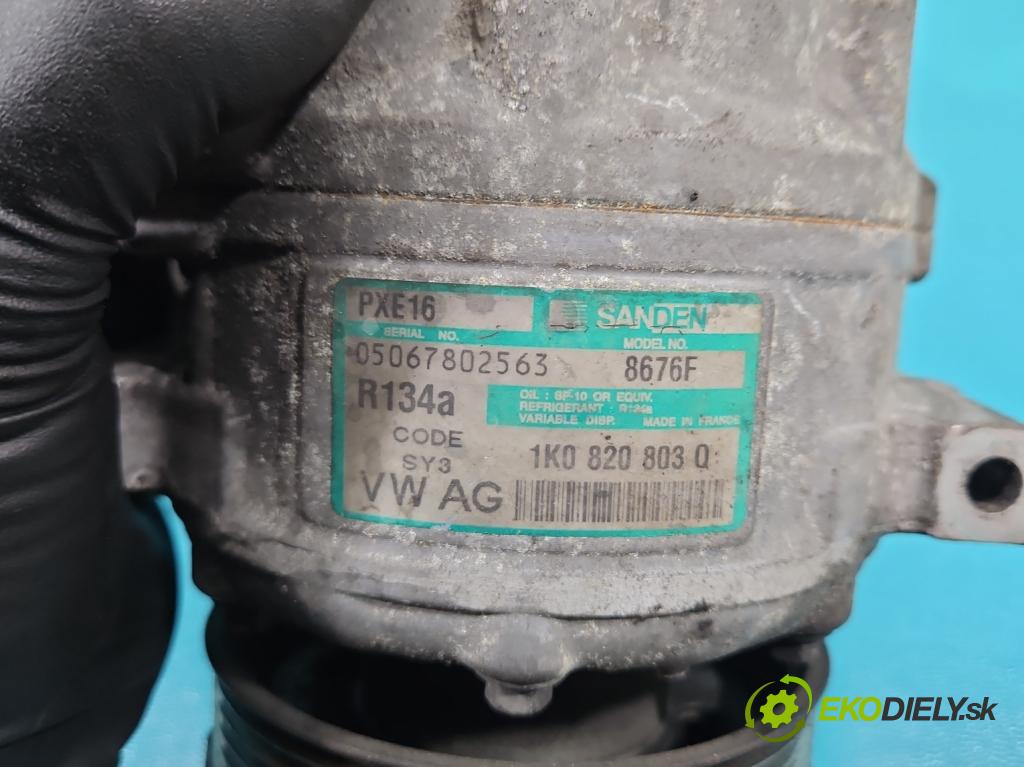Vw Passat B6 2005-2010 1.9 tdi 105 HP manual 77 kW 1896 cm3 4- Kompresor: klimatizácie 10820803Q (Kompresor klimatizácie)