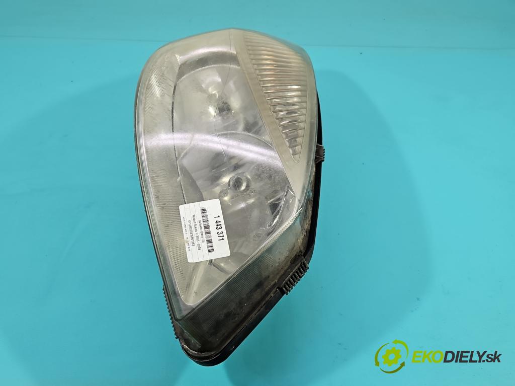 Renault Scenic II 2003-2009 1.5 dci 106 HP manual 78 kW 1461 cm3 5- Reflektor: pravý  (Svetlo predné pravé)