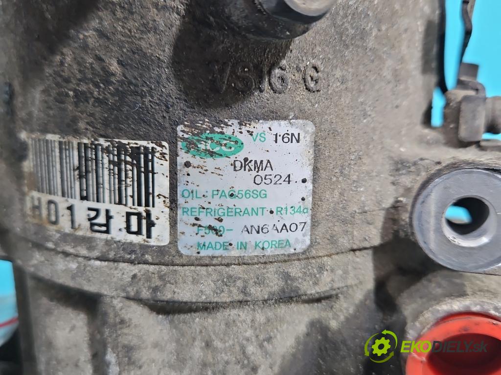 Hyundai I30 I 2007-2012 1.6 16V 126 HP manual 92,7 kW 1591 cm3 5- Kompresor: klimatizácie F500-AN6AA07 (Kompresor klimatizácie)