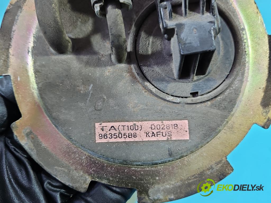 Daewoo Lanos 1.6 16V 99 hp manual 73 kW 1598 cm3 5- čerpadlo paliva 96350588