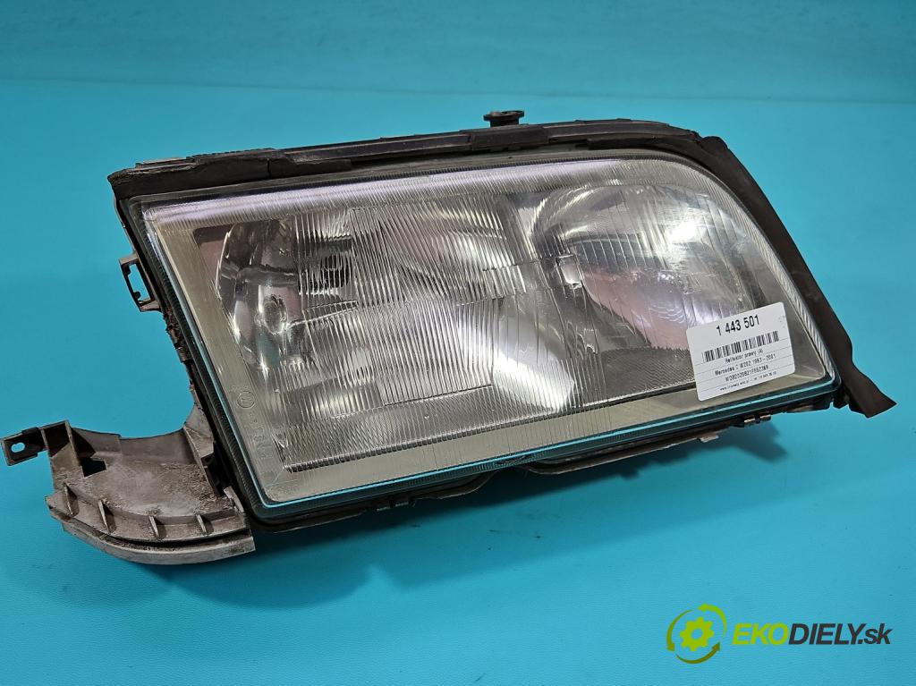 Mercedes C W202 1993-2001 2.0 kompressor 192 HP manual 141 kW 1998 cm3 5- Reflektor: pravý  (Svetlo predné pravé)