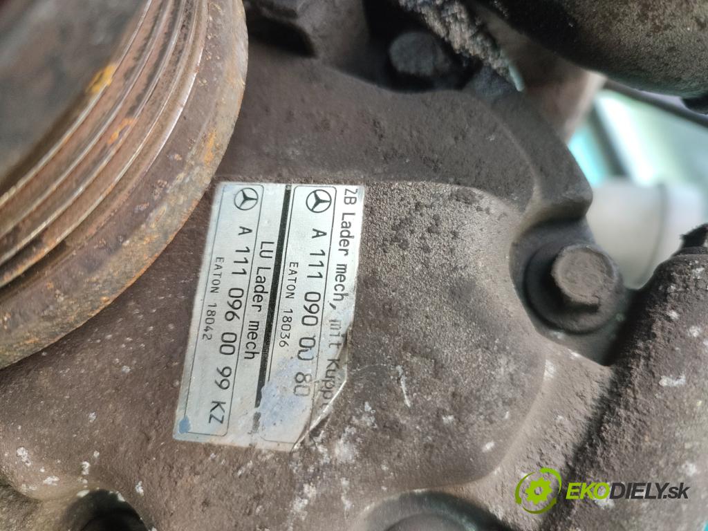 Mercedes C W202 1993-2001 2.0 kompressor 192 HP manual 141 kW 1998 cm3 5- turbodúchadlo, turbo A1110900080 (Turbodúchadlo (kompletné))