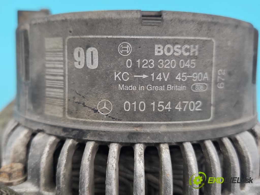 Mercedes C W202 1993-2001 2.0 kompressor 192 HP manual 141 kW 1998 cm3 5- Alternator 0123320045 (Alternátor)