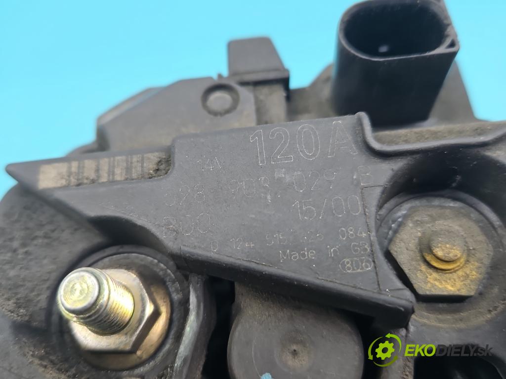 Audi A4 B5 1994-2001 1.9 tdi 116 HP manual 85 kW 1896 cm3 4- Alternator 028903029B (Alternátor)