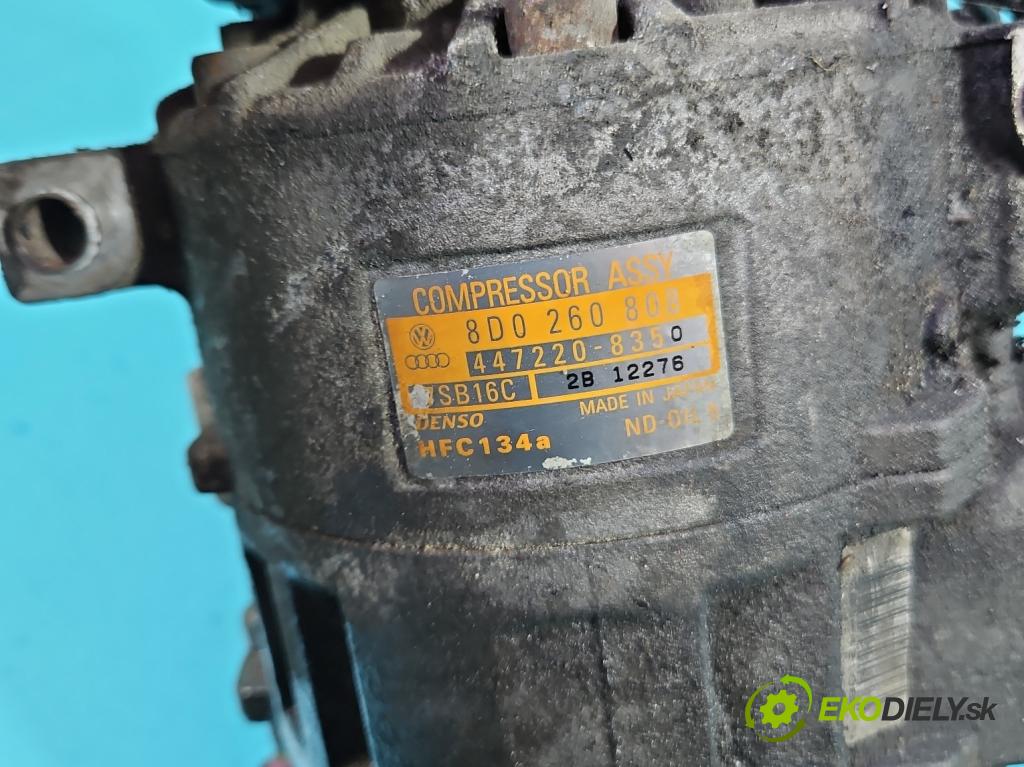 Audi A4 B5 1994-2001 1.9 tdi 116 HP manual 85 kW 1896 cm3 4- Kompresor: klimatizácie 8D0260808 (Kompresor klimatizácie)