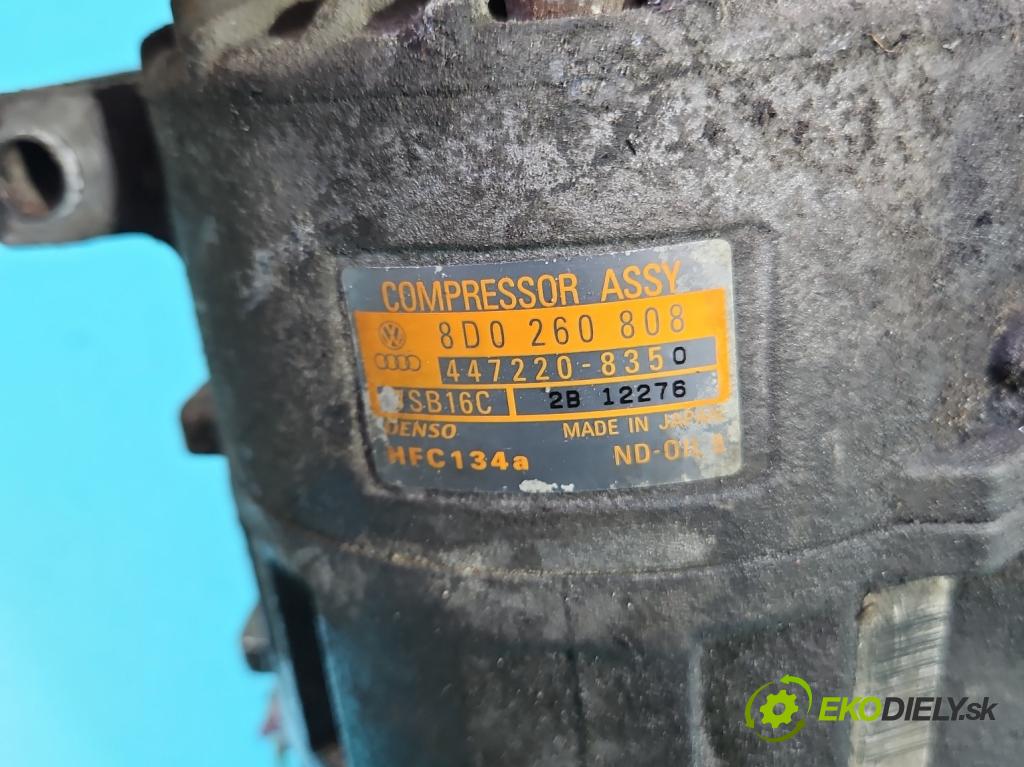 Audi A4 B5 1994-2001 1.9 tdi 116 HP manual 85 kW 1896 cm3 4- Kompresor: klimatizácie 8D0260808 (Kompresor klimatizácie)