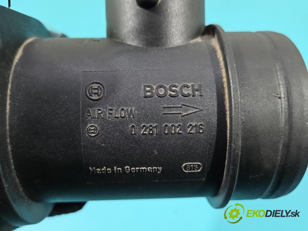 Audi A4 B5 1994-2001 1.9 tdi 116 HP manual 85 kW 1896 cm3 4- průtokoměr: 0281002216 (Váha vzduchu)