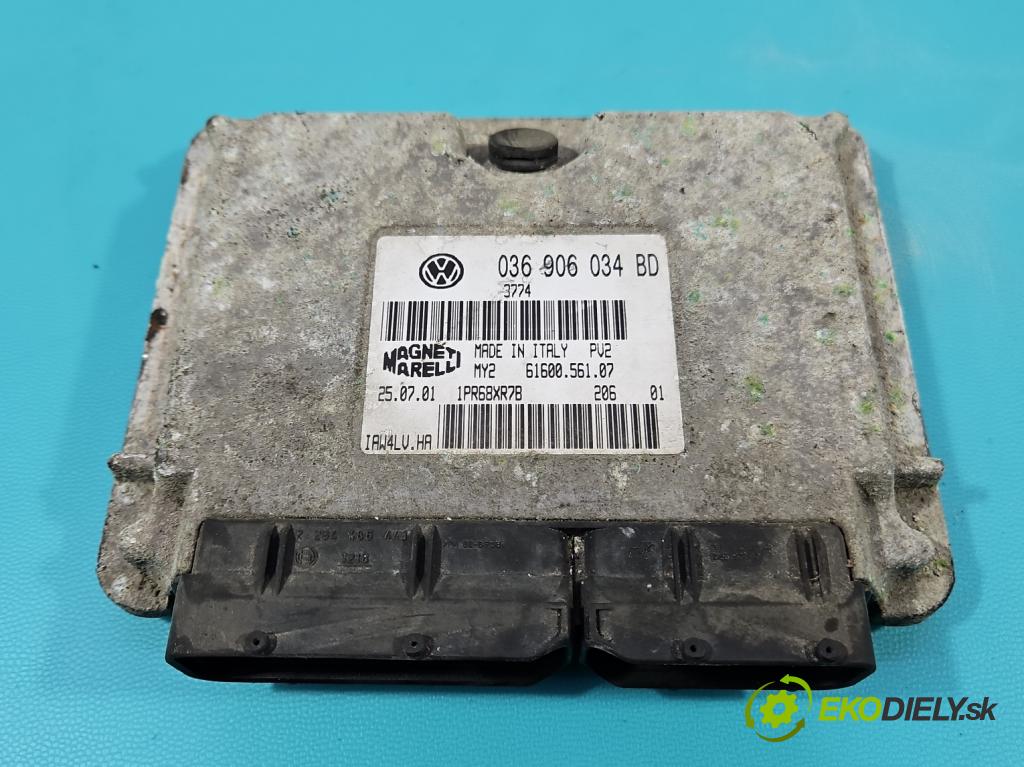 Seat Leon I 1999-2005 1.6 16V 105 HP manual 77 kW 1598 cm3 5- riadiaca jednotka motora 036906034BD