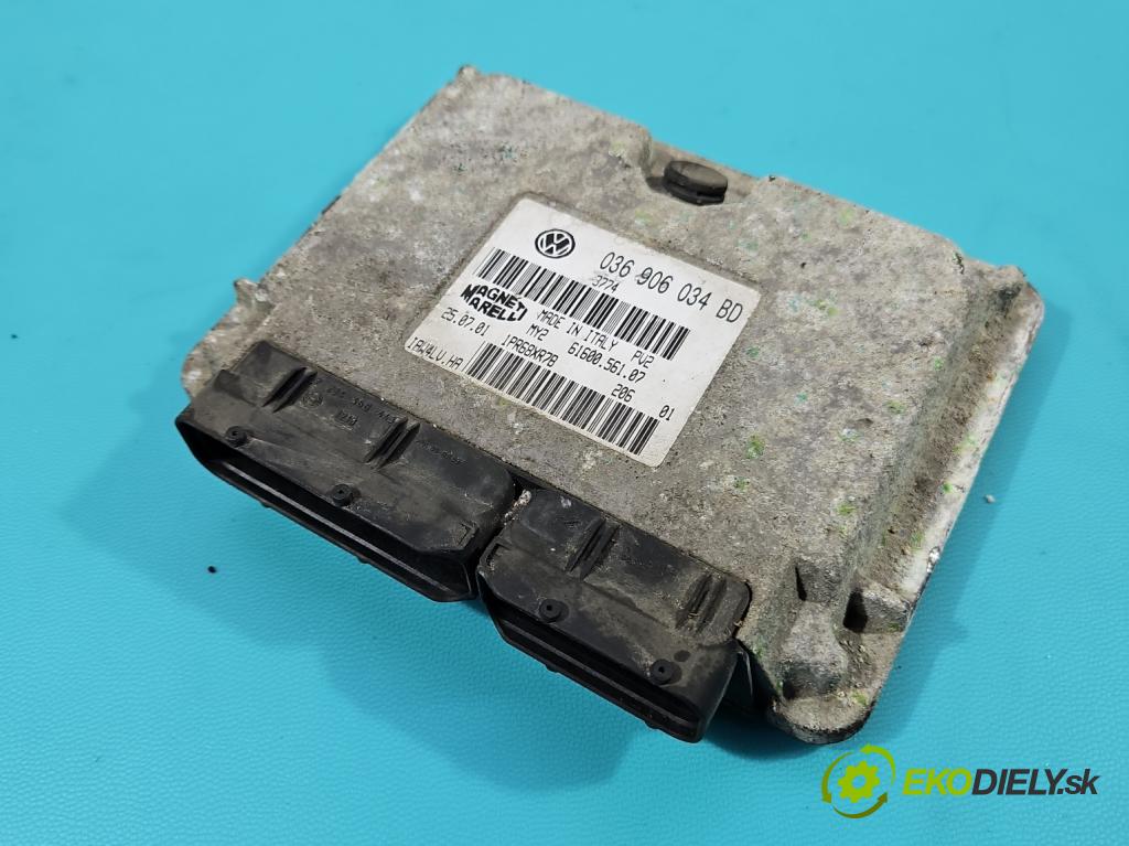 Seat Leon I 1999-2005 1.6 16V 105 HP manual 77 kW 1598 cm3 5- riadiaca jednotka motora 036906034BD
