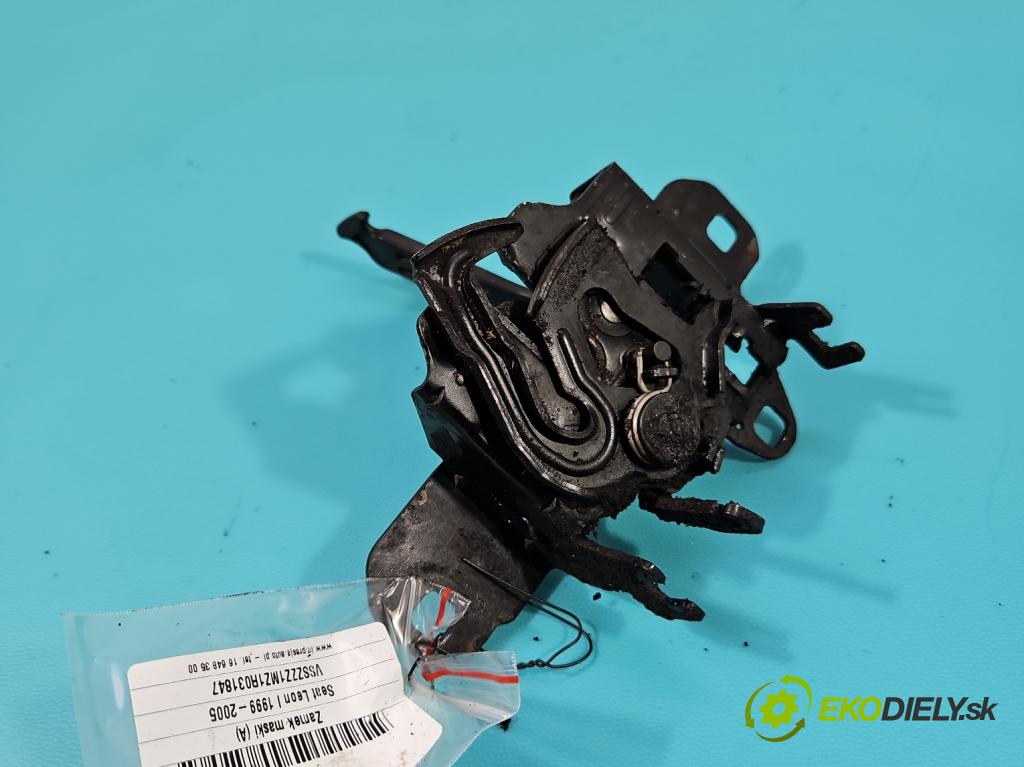 Seat Leon I 1999-2005 1.6 16V 105 hp manual 77 kW 1598 cm3 5- zámek kapoty 1M0823503J