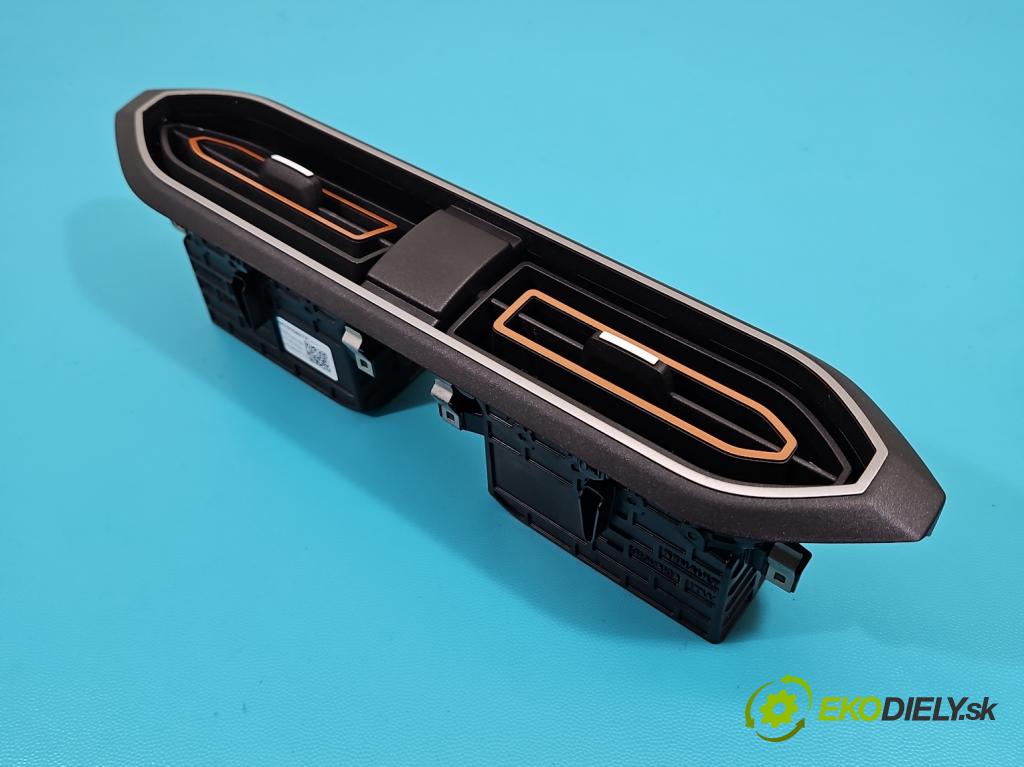 Dacia Sandero III 2020- 1.0 SCe: 91 KM manual 67 kW 999 cm3 5- Mřížka: kúrenia stredová 687605827R (Mriežka kúrenia (fukár))