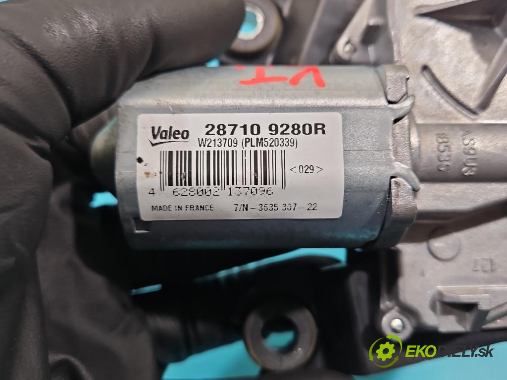 Dacia Sandero III 2020- 1.0 SCe 91KM manual 67 kW 999 cm3 5- motor stěrače zadní 287109280R
