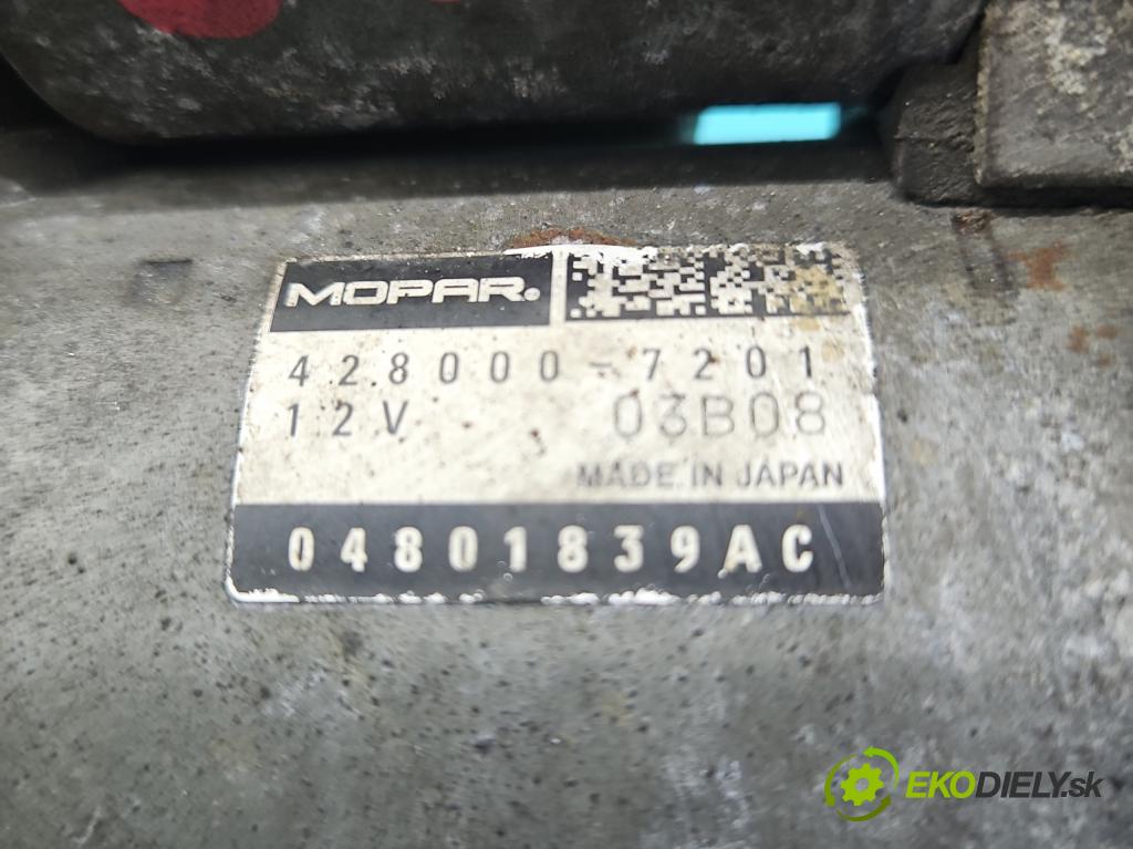 Dodge Caravan V 2007-2020 3.6 V6 automatic 211 kW 3605 cm3 5- štartér 04801839AC (Štartér)