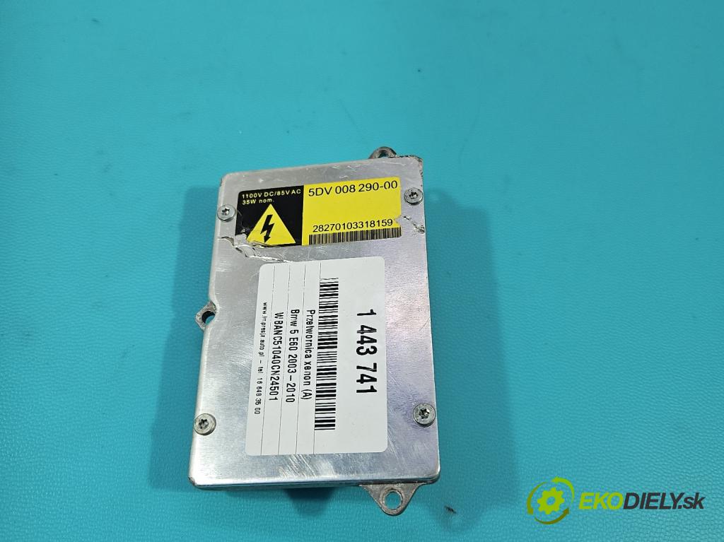 Bmw 5 E60 2003-2010 2.5d 177 HP automatic 130 kW 2497 cm3 4- střídač: xenon 5DV008290-00 (Riadiaca jednotka xenónu)