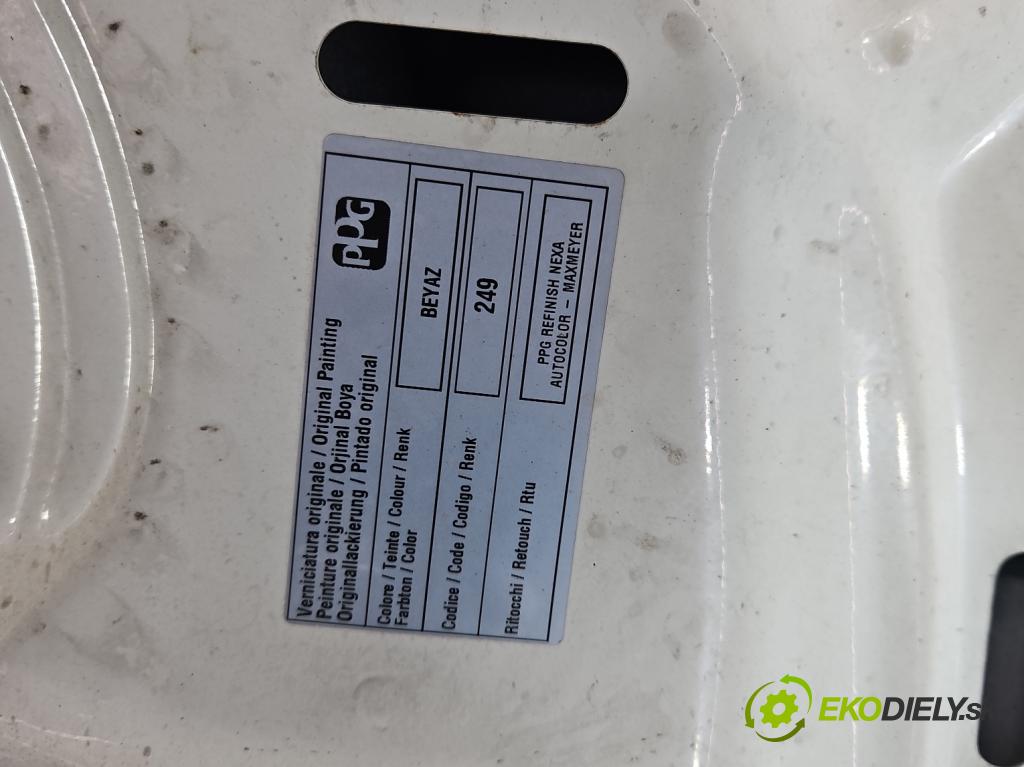 Opel Combo D 2011-2018 1.3 cdti 90 HP manual 66 kW 1251 cm3 5- kapota predná