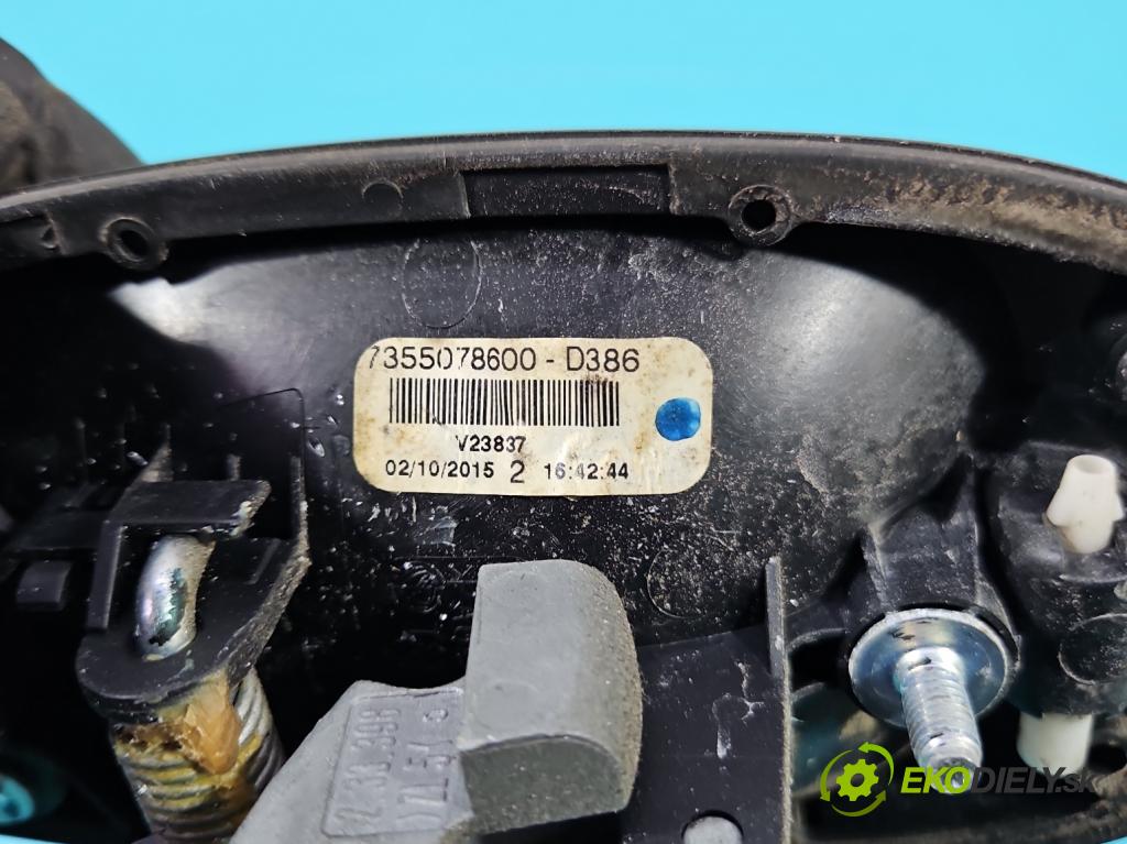 Opel Combo D 2011-2018 1.3 cdti 90 HP manual 66 kW 1251 cm3 5- rukoväť predné ľavé mimo: 7355078600 (Kľučka dverí vonkajšia predná ľavá)