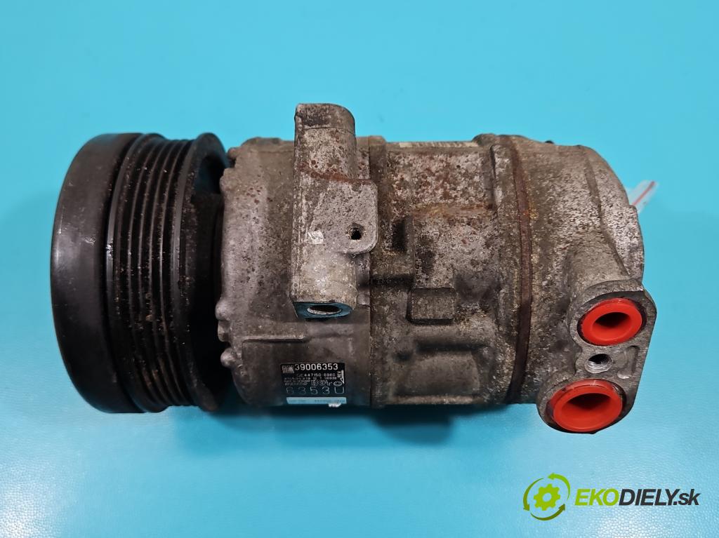 Opel Corsa E 2014-2019 1.4 16V 90 HP manual 66 kW 1398 cm3 5- Kompresor: klimatizácie 39006353 (Kompresor klimatizácie)