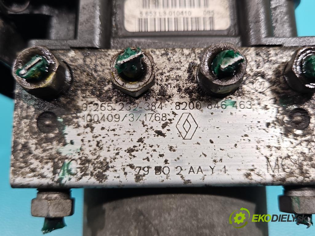 Dacia Duster I 2010-2018 1.6 16V 105 HP manual 77 kW 1598 cm3 5- čerpadlo abs 0265232384 (Pumpa ABS)