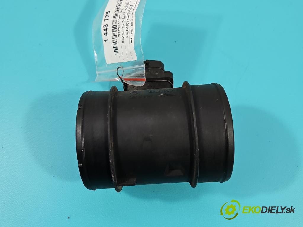 Opel Combo D 2011-2018 1.3 cdti 90 HP manual 66 kW 1251 cm3 5- průtokoměr: 0281006054 (Váha vzduchu)