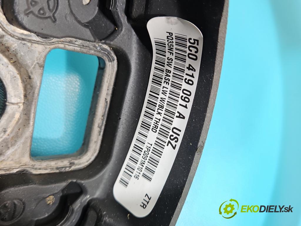 Vw Golf VI 2008-2013 1.6 tdi 105 HP manual 77 kW 1598 cm3 5- volant 5C0419091A (Volant)