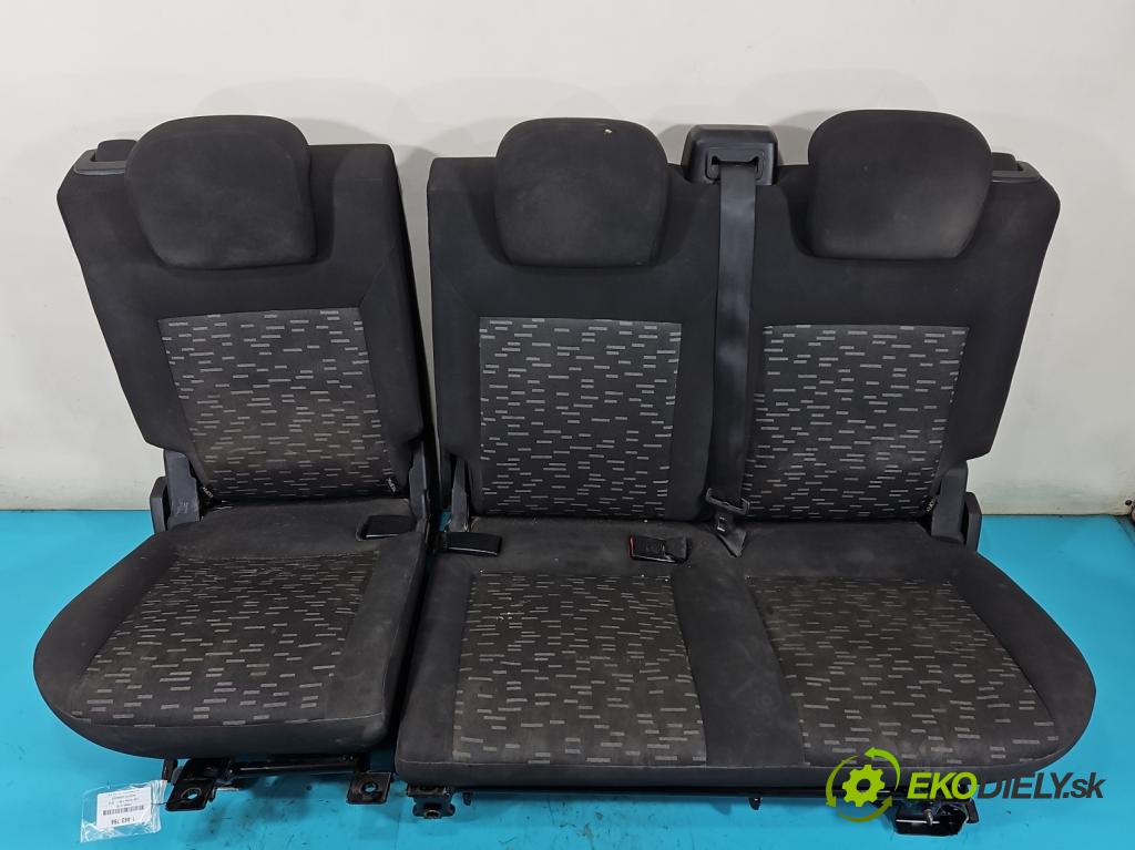 Opel Combo D 2011-2018 1.3 cdti 90 HP manual 66 kW 1251 cm3 5- Pohovka: zadné  (Sedadlo)