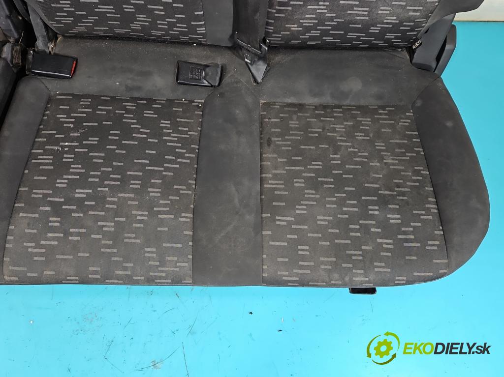 Opel Combo D 2011-2018 1.3 cdti 90 HP manual 66 kW 1251 cm3 5- Pohovka: zadné  (Sedadlo)