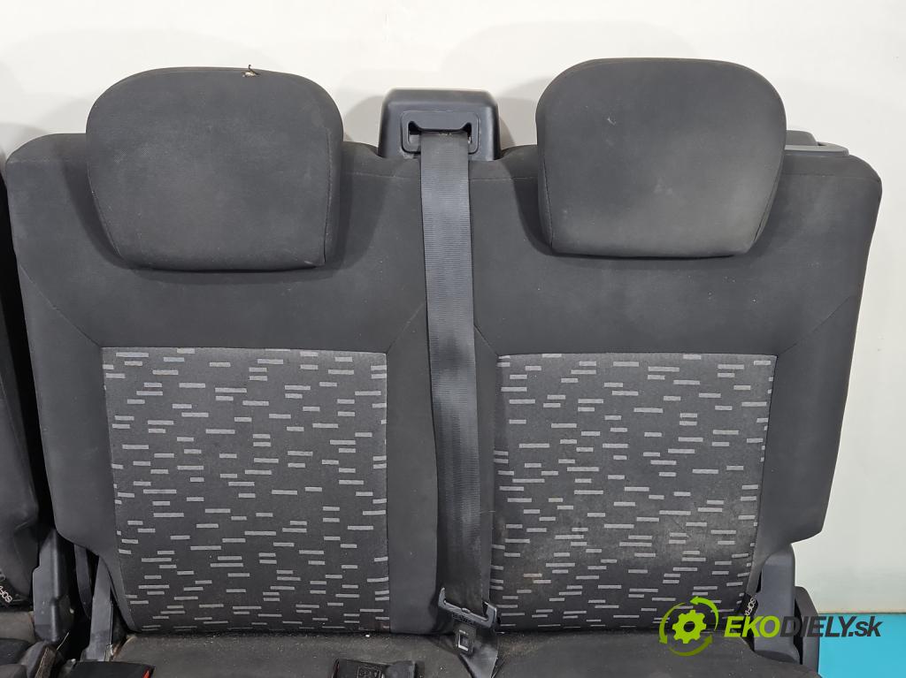 Opel Combo D 2011-2018 1.3 cdti 90 HP manual 66 kW 1251 cm3 5- Pohovka: zadné  (Sedadlo)