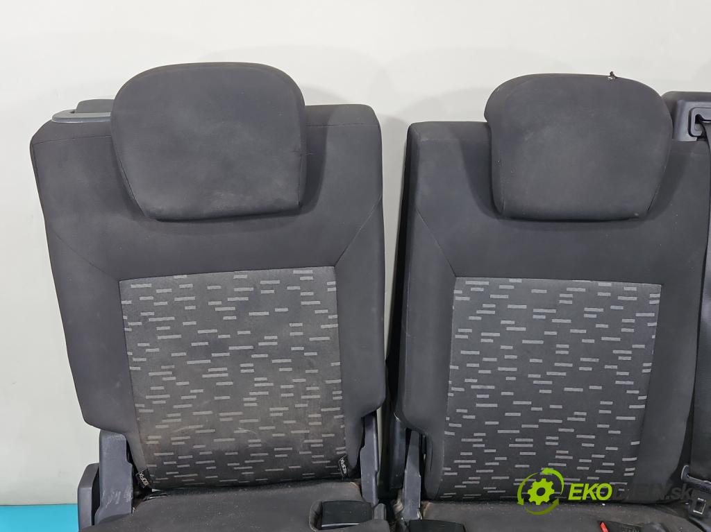Opel Combo D 2011-2018 1.3 cdti 90 HP manual 66 kW 1251 cm3 5- Pohovka: zadné  (Sedadlo)