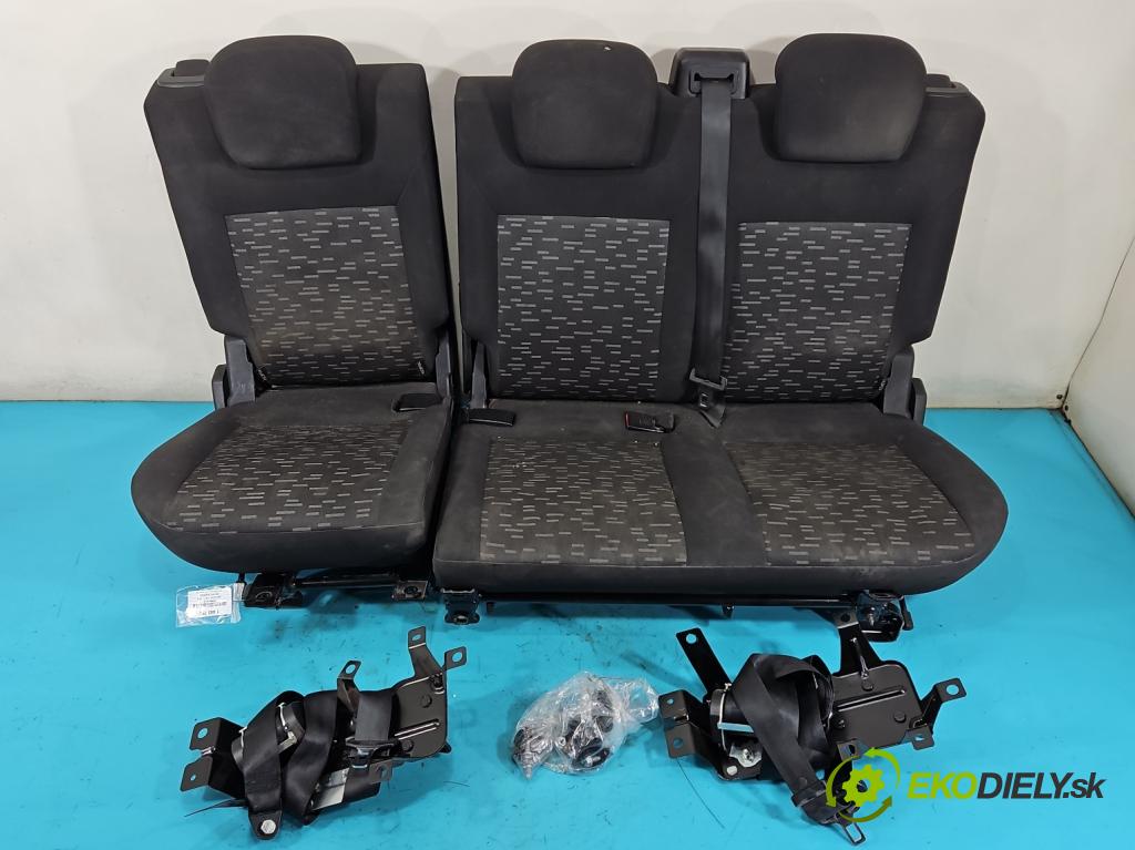 Opel Combo D 2011-2018 1.3 cdti 90 HP manual 66 kW 1251 cm3 5- Pohovka: zadné  (Sedadlo)