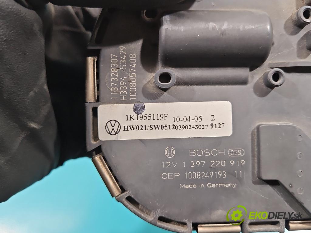 Vw Golf VI 2008-2013 1.6 tdi 105 hp manual 77 kW 1598 cm3 5- motor stěračů přední 1K1955119F