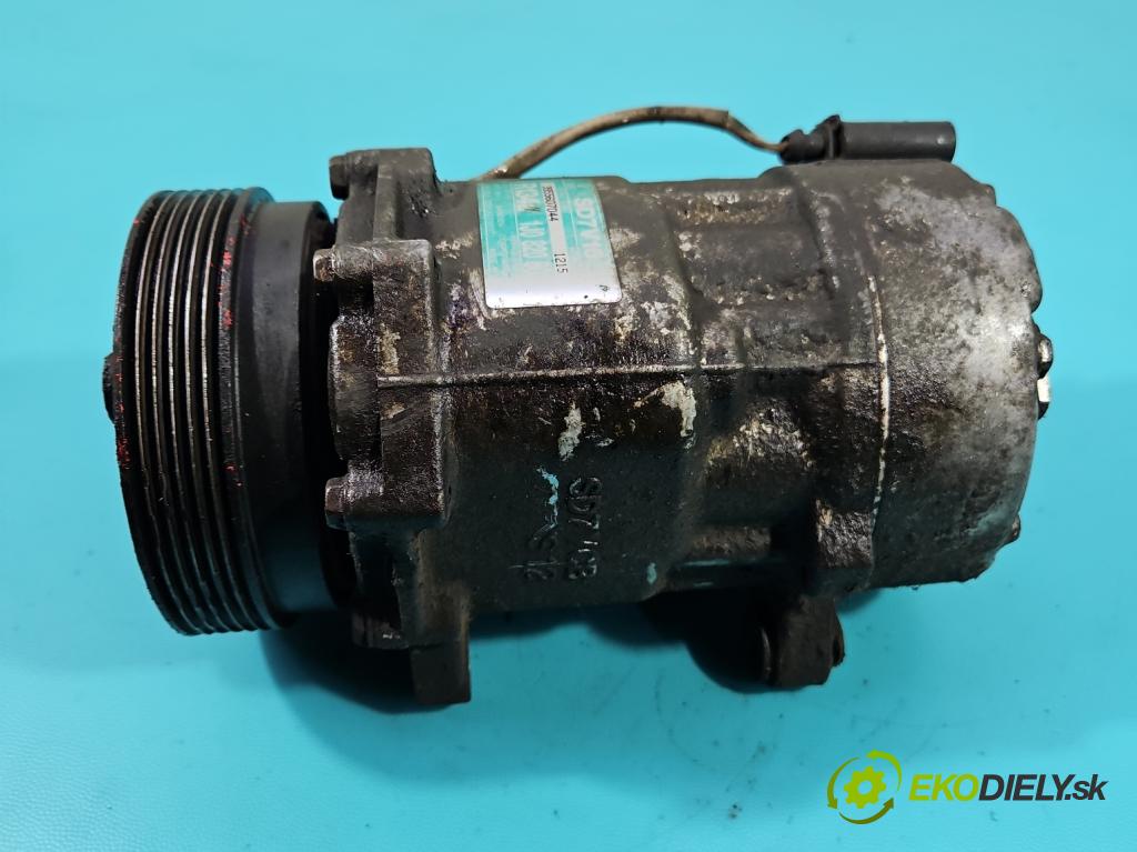Seat Leon I 1999-2005 1.6 16V 105 HP manual 77 kW 1598 cm3 5- Kompresor: klimatizácie 1J0820803 (Kompresor klimatizácie)