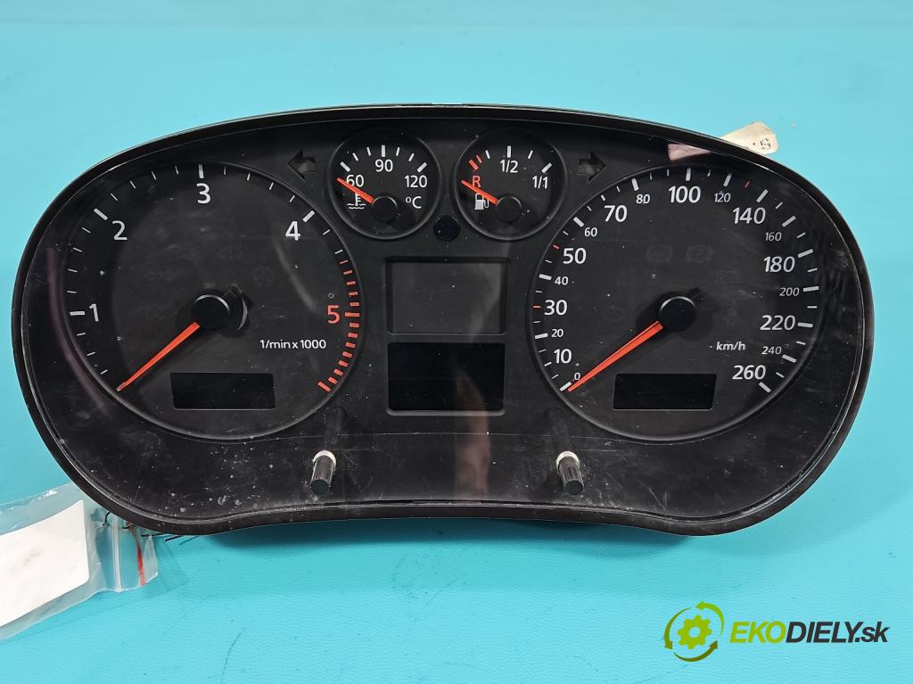Audi A3 8L 1996-2003 1.9 tdi 110 HP manual 81 kW 1896 cm3 5- prístrojovka/ budíky 8L0920900M (Prístrojová doska, displej)