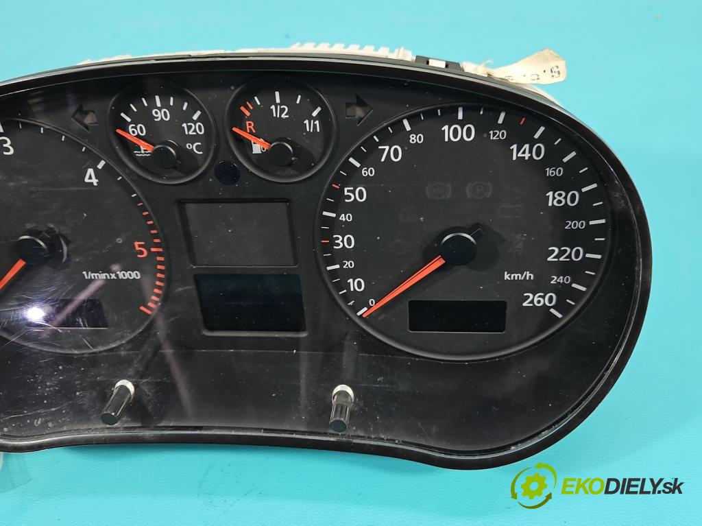 Audi A3 8L 1996-2003 1.9 tdi 110 HP manual 81 kW 1896 cm3 5- prístrojovka/ budíky 8L0920900M (Prístrojová doska, displej)