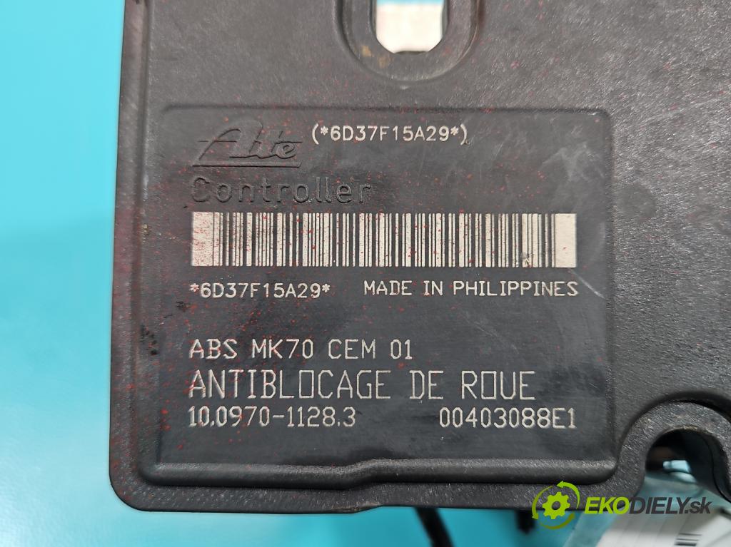 Peugeot 206 1.4 8V 75 HP manual 55 kW 1360 cm3 3- čerpadlo abs 9659136980 (Pumpa ABS)