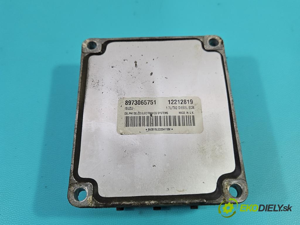 Opel Astra II 1998-2009 1.7 dti 75 HP manual 55 kW 1686 cm3 5- riadiaca jednotka motora 8973065751