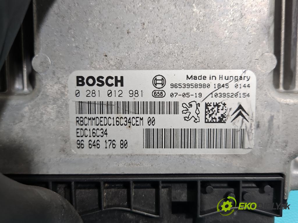 Citroen C4 Picasso I 2006-2013 1.6 hdi 109 HP automatic 80 kW 1560 cm3 5- riadiaca jednotka motora 9664617680