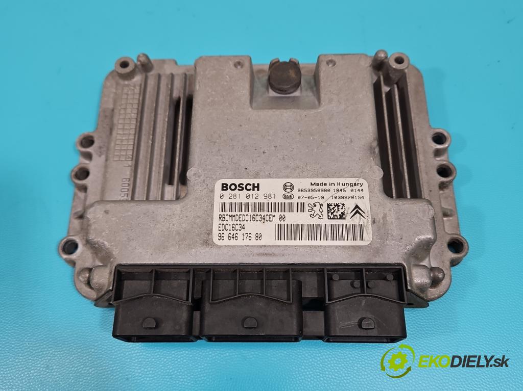 Citroen C4 Picasso I 2006-2013 1.6 hdi 109 HP automatic 80 kW 1560 cm3 5- riadiaca jednotka motora 9664617680