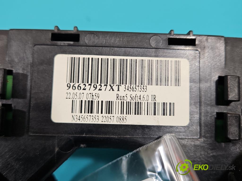 Citroen C4 Picasso I 2006-2013 1.6 hdi 109 HP automatic 80 kW 1560 cm3 5- prepínač komplex: 96591774XT (Prepínacie páčky pod volantom)