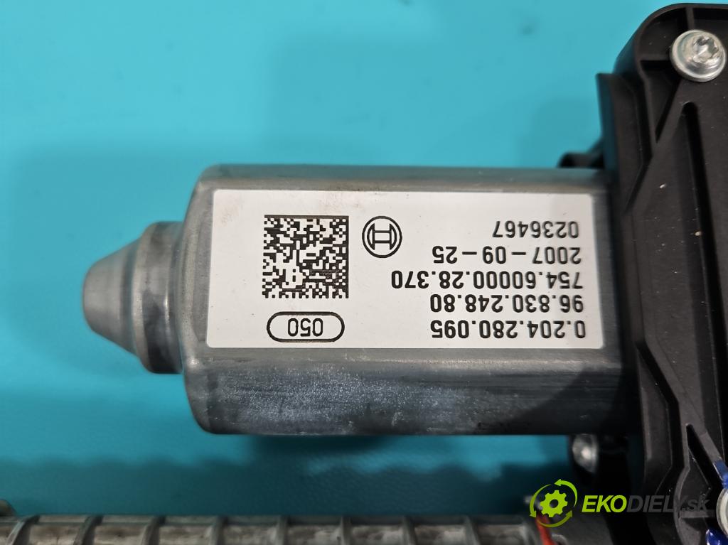 Citroen C4 Picasso I 2006-2013 1.6 hdi 109 hp automatic 80 kW 1560 cm3 5- brzda manuál: elektrický: 9683024880 (Ruční brzdy)