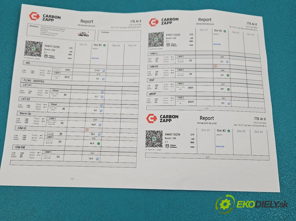 Citroen C4 Picasso I 2006-2013 1.6 hdi 109 HP automatic 80 kW 1560 cm3 5- vstrek 0445110259 (Vstrekovač paliva)