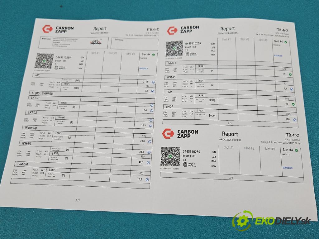 Citroen C4 Picasso I 2006-2013 1.6 hdi 109 HP automatic 80 kW 1560 cm3 5- vstrek 0445110259 (Vstrekovač paliva)
